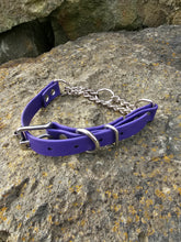 Load image into Gallery viewer, Martingale Collar with Stainless steel hardware and *Herm Sprenger* Chain
